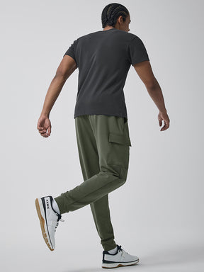 コンフォートファイン 裏起毛 カーゴジョガーパンツ