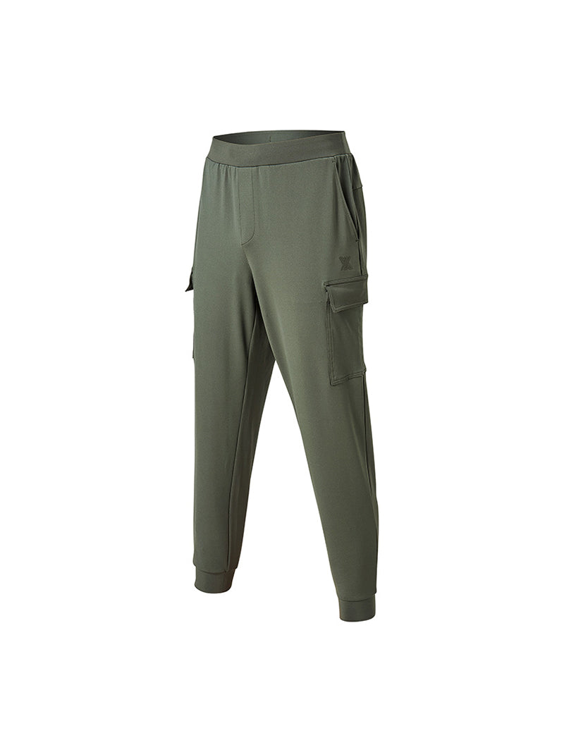 コンフォートファイン 裏起毛 カーゴジョガーパンツ