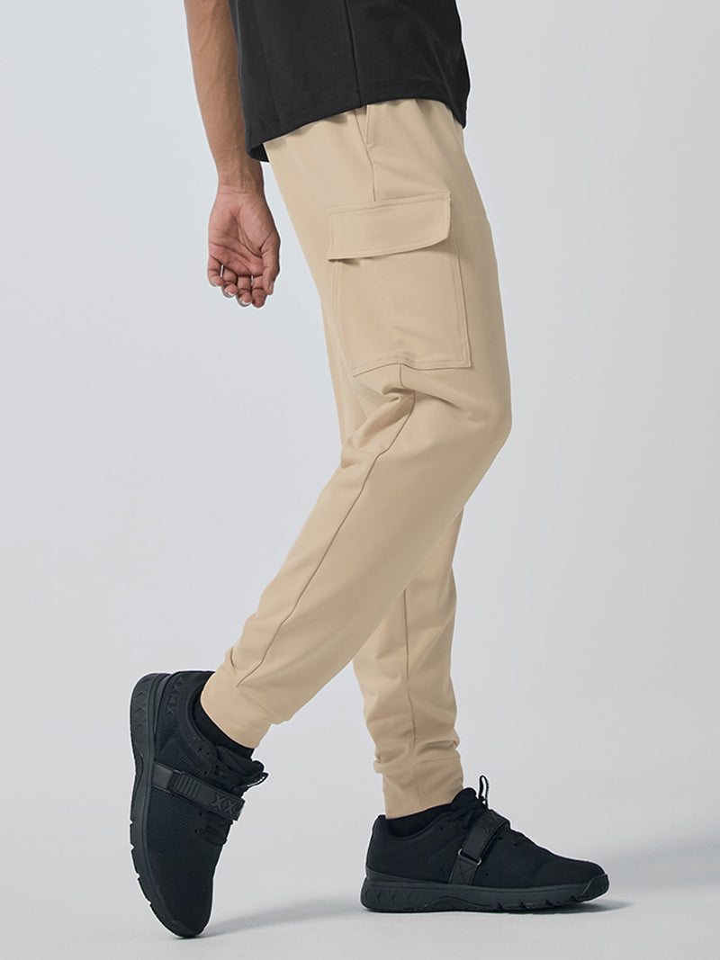 コンフォートファイン 裏起毛 カーゴジョガーパンツ