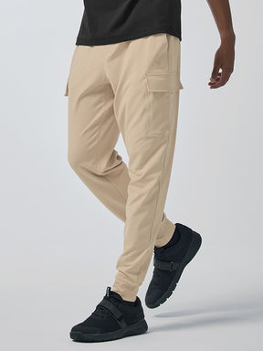 コンフォートファイン 裏起毛 カーゴジョガーパンツ