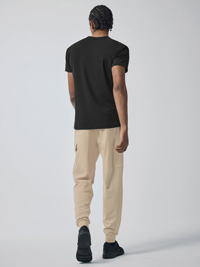 コンフォートファイン 裏起毛 カーゴジョガーパンツ