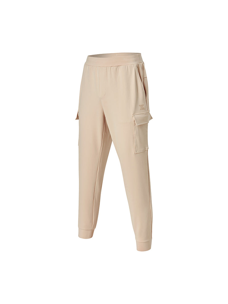 コンフォートファイン 裏起毛 カーゴジョガーパンツ