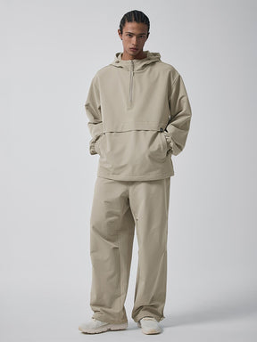 ライトリップストップ 裏起毛 ワイドパンツ (単品)