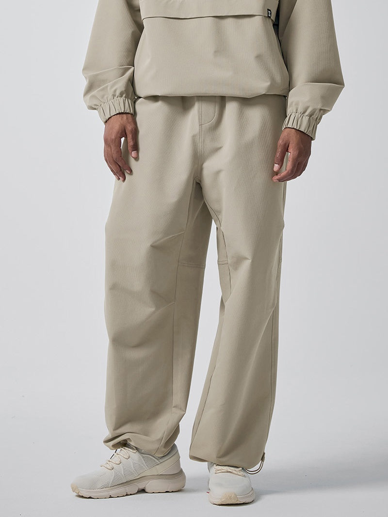 ライトリップストップ 裏起毛 ワイドパンツ (単品)