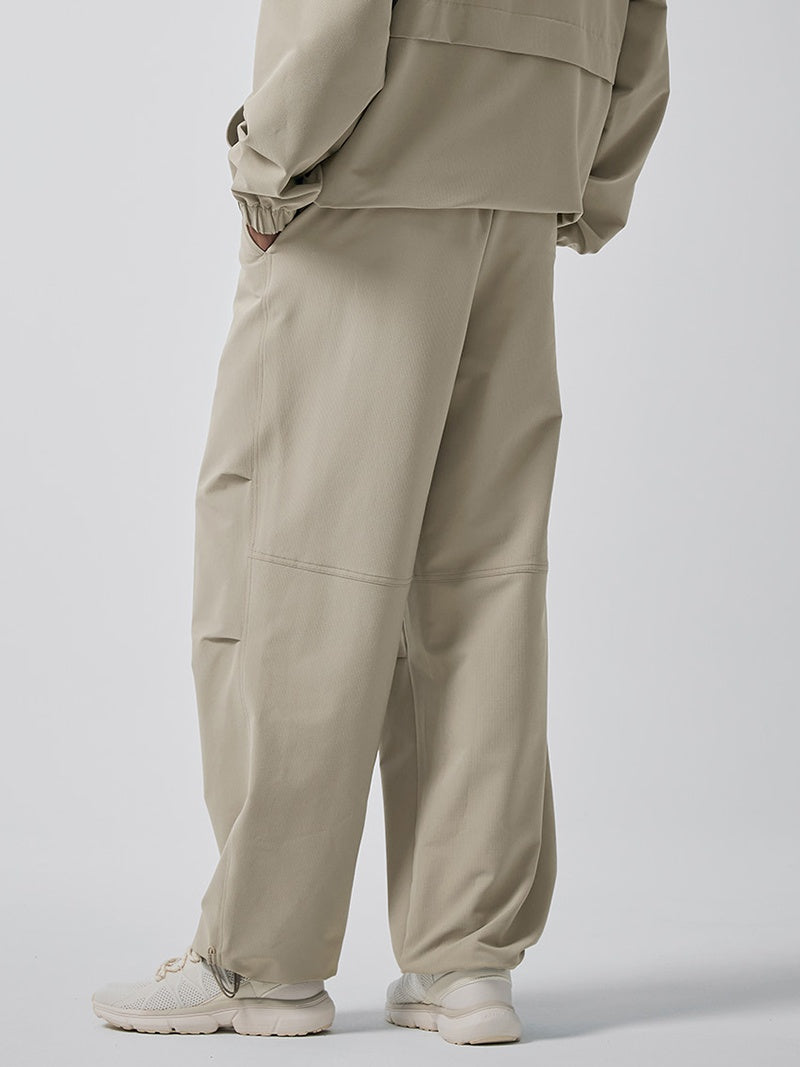 ライトリップストップ 裏起毛 ワイドパンツ (単品)