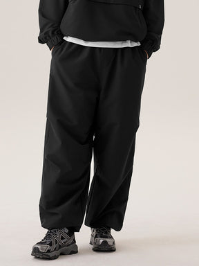 ライトリップストップ 裏起毛 ワイドパンツ (単品)