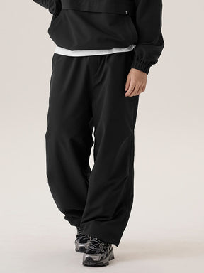 ライトリップストップ 裏起毛 ワイドパンツ (単品)