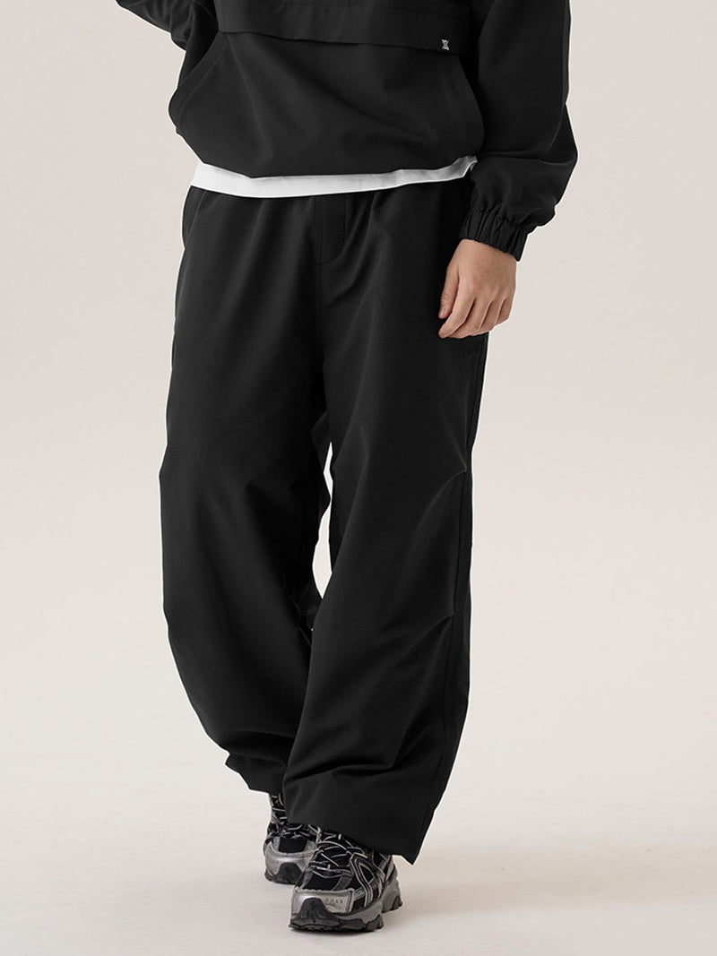 ライトリップストップ 裏起毛 ワイドパンツ (単品)