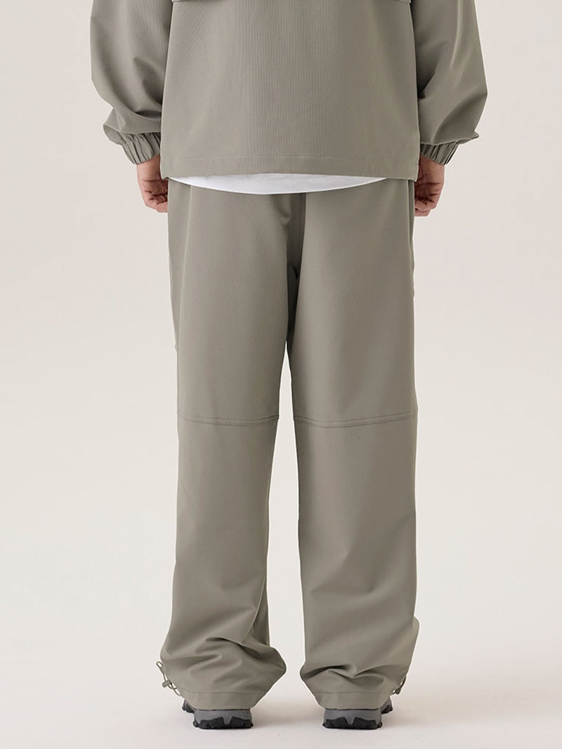ライトリップストップ 裏起毛 ワイドパンツ (単品)
