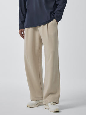 ウォームソフト ピンタック入り ワイドパンツ