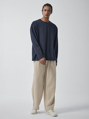 ウォームソフト ピンタック入り ワイドパンツ