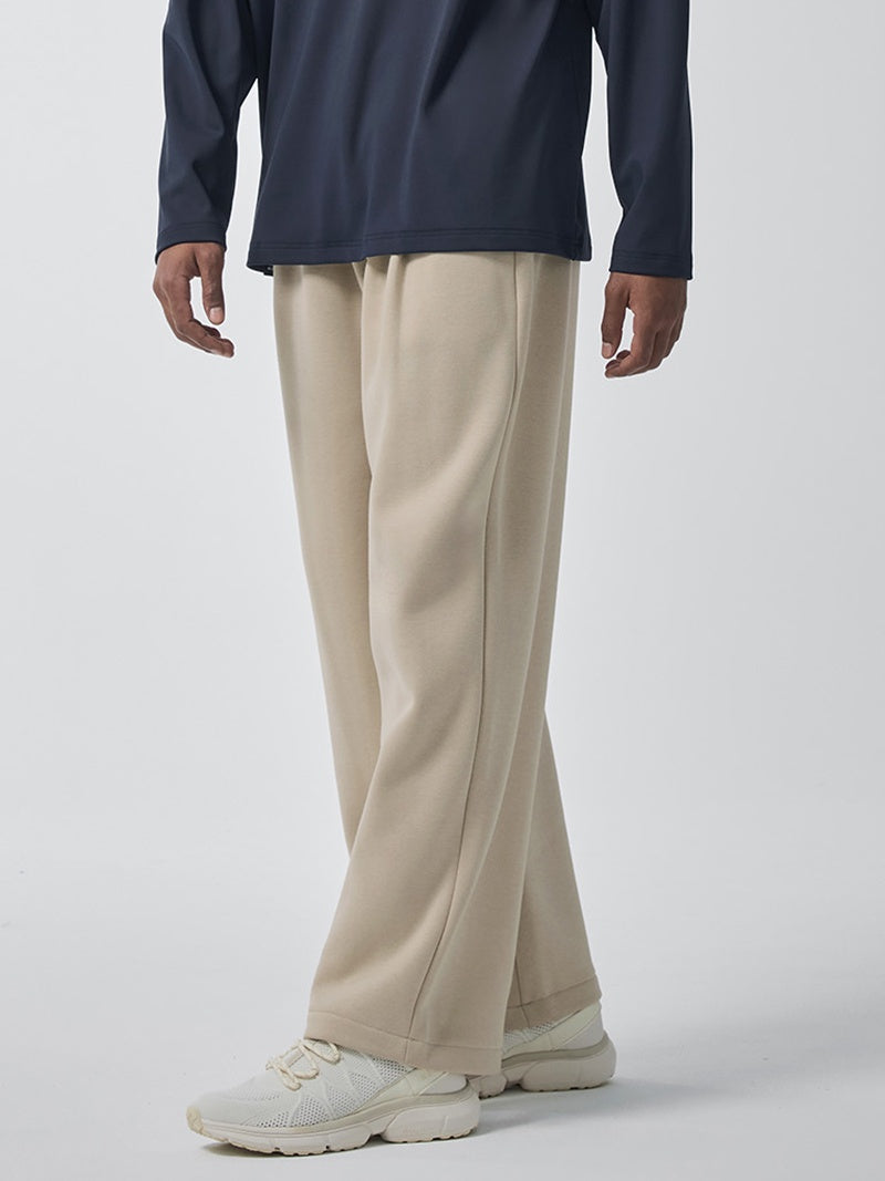 ウォームソフト ピンタック入り ワイドパンツ