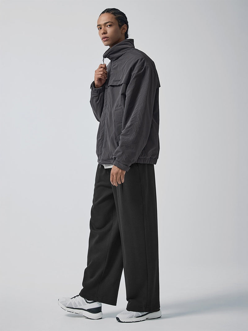 ウォームソフト ピンタック入り ワイドパンツ