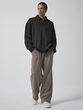 ウォームソフト ピンタック入り ワイドパンツ