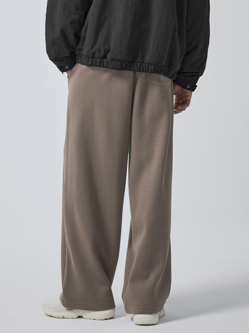 ウォームソフト ピンタック入り ワイドパンツ