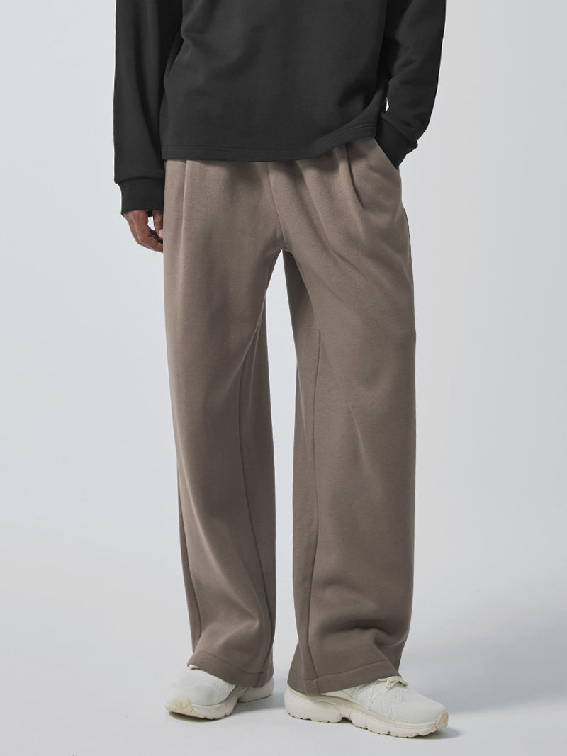 ウォームソフト ピンタック入り ワイドパンツ