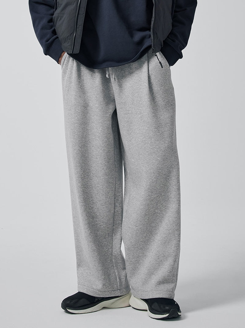 ウォームソフト ピンタック入り ワイドパンツ