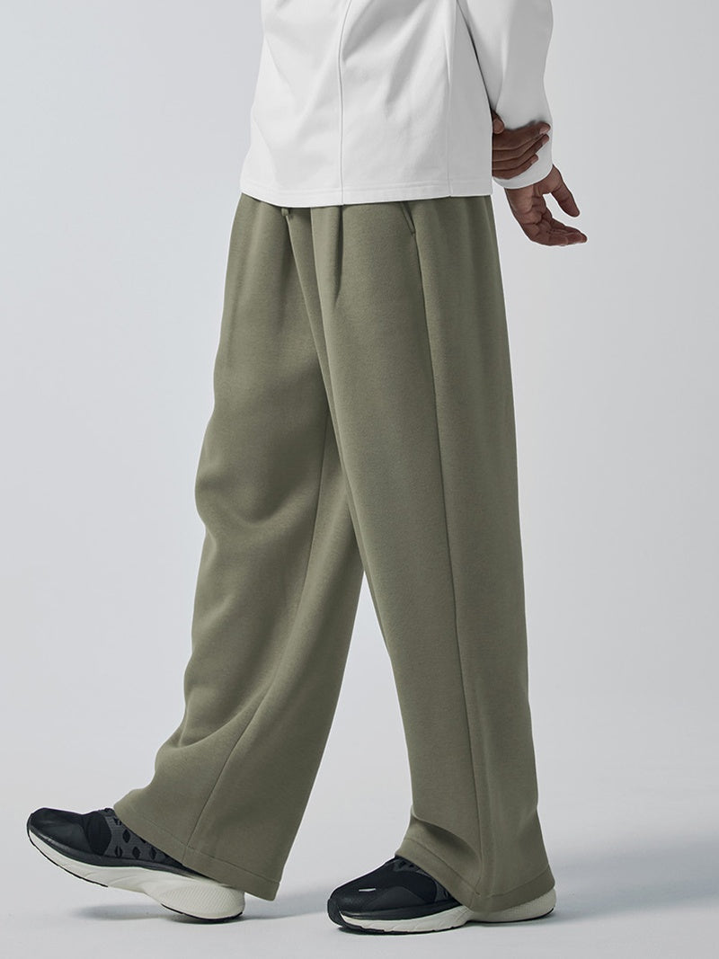 ウォームソフト ピンタック入り ワイドパンツ