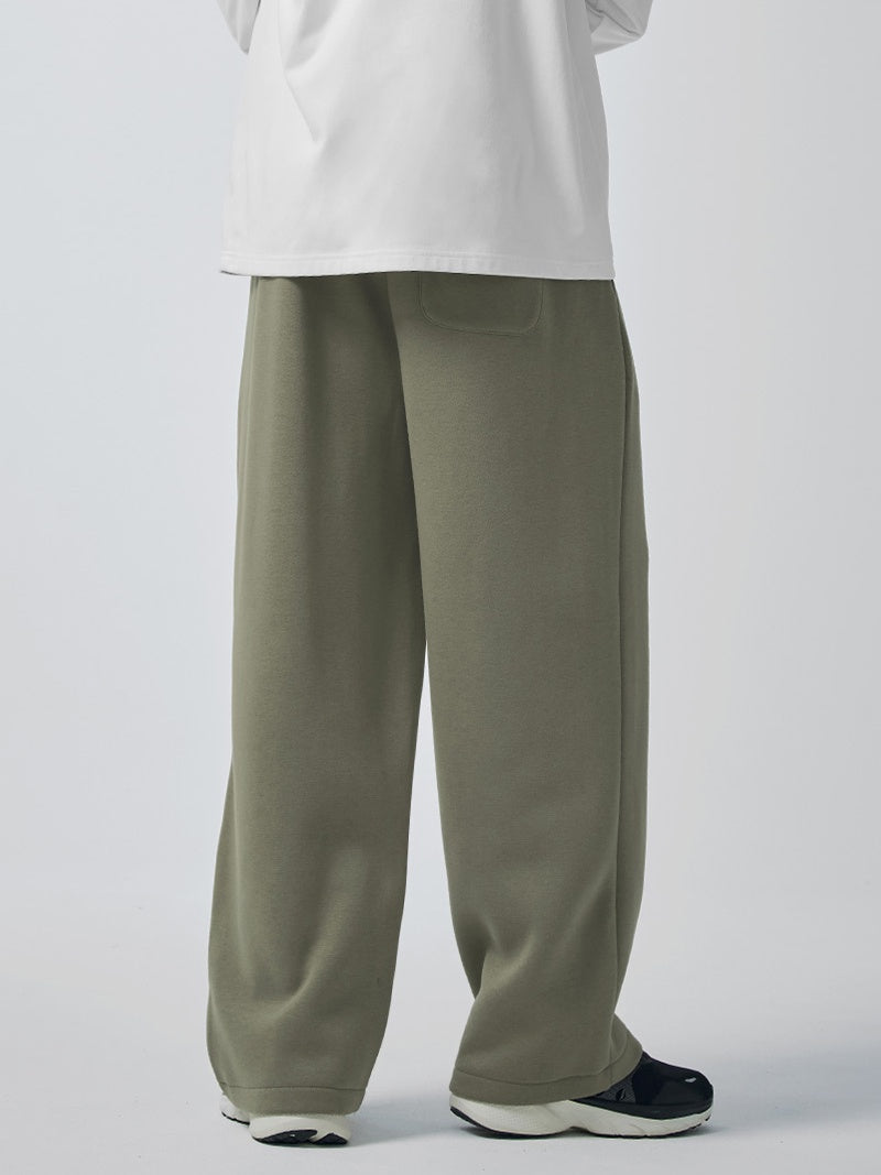 ウォームソフト ピンタック入り ワイドパンツ