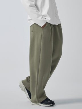 ウォームソフト ピンタック入り ワイドパンツ