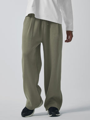 ウォームソフト ピンタック入り ワイドパンツ