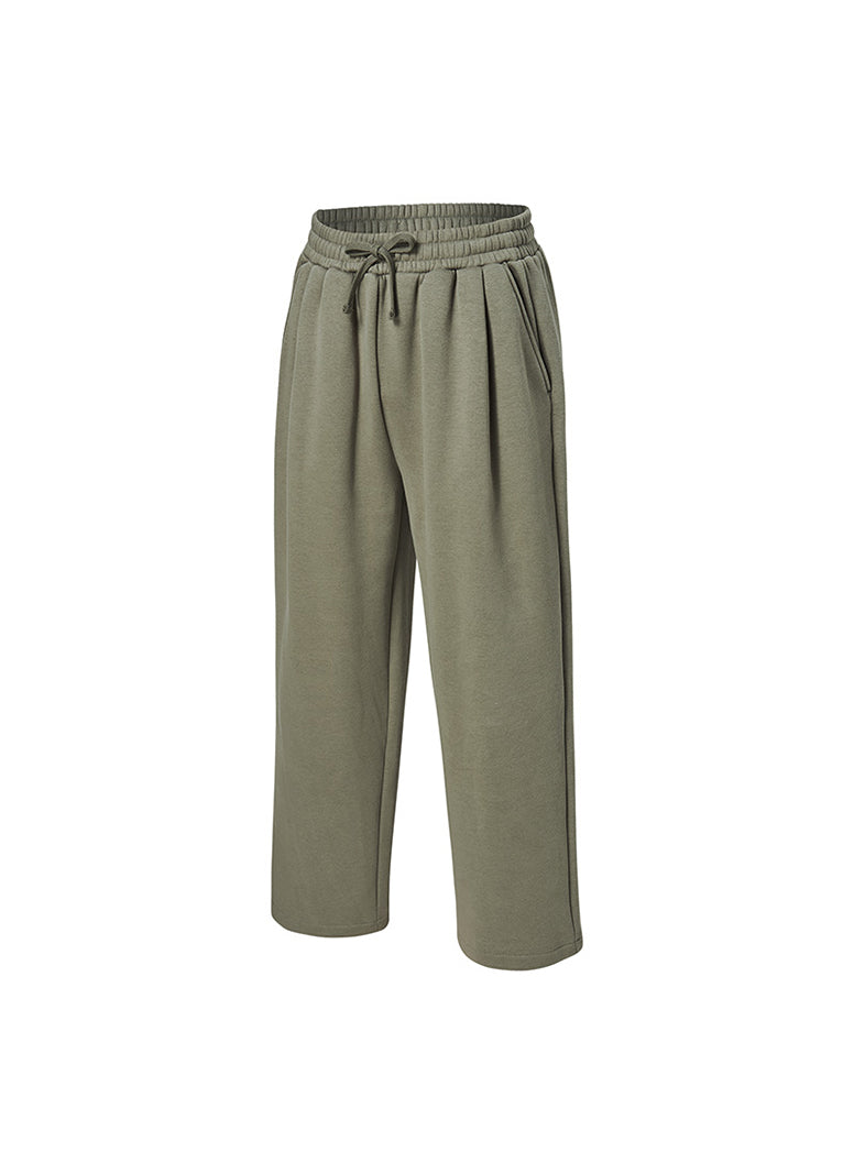 ウォームソフト ピンタック入り ワイドパンツ