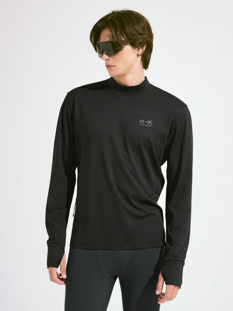 RX 裏起毛 モックネック 長袖