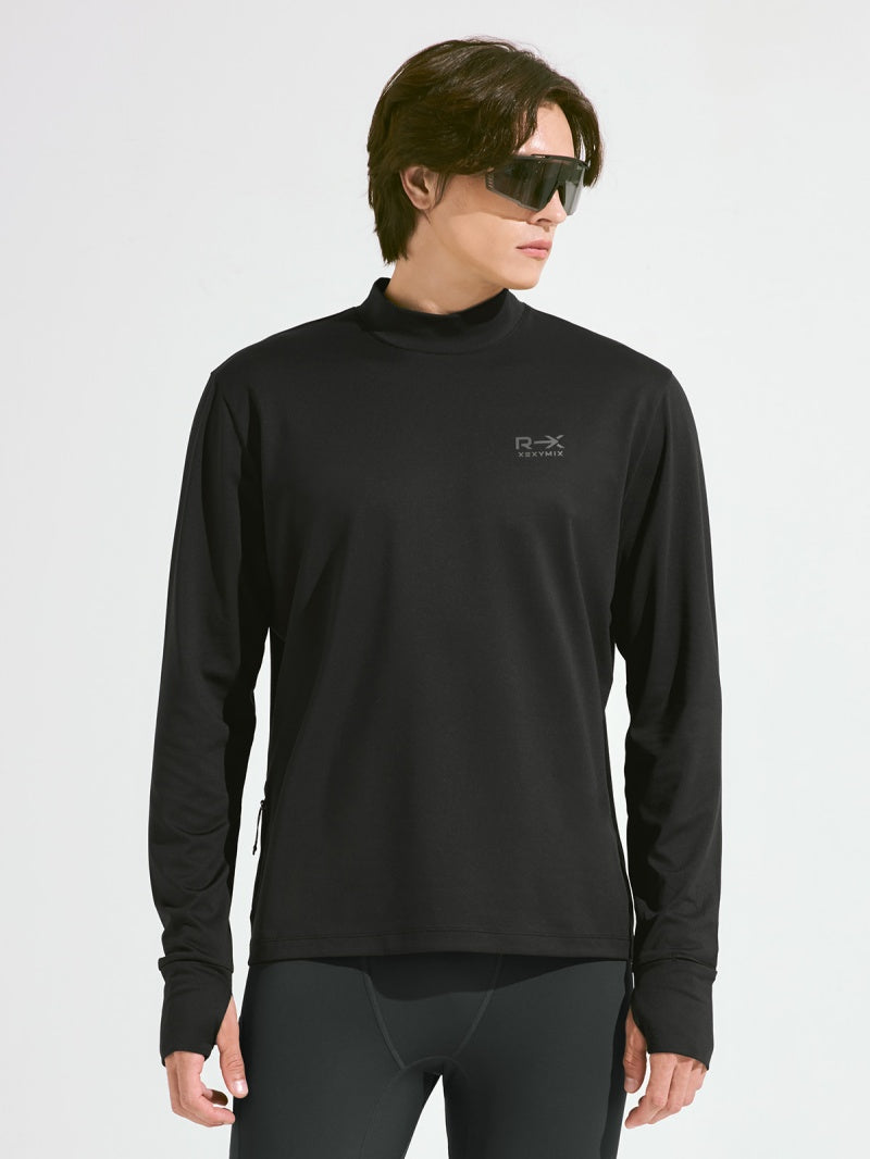 RX 裏起毛 モックネック 長袖