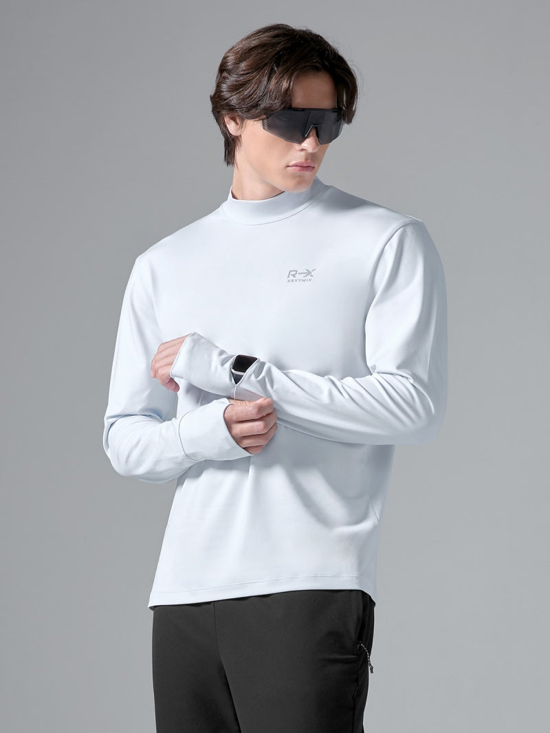 RX 裏起毛 モックネック 長袖