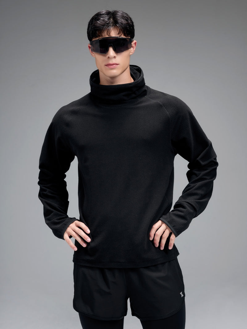 RX メンズ グリッドフリース パーカー