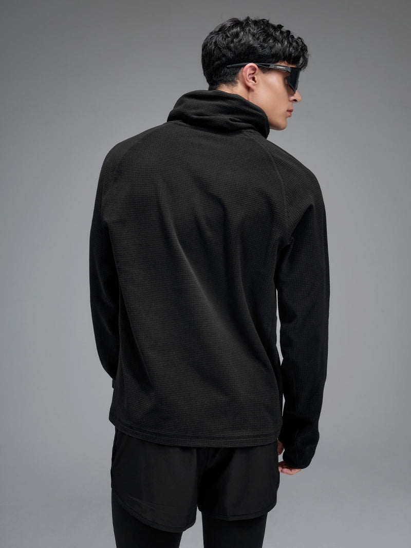 RX メンズ グリッドフリース パーカー