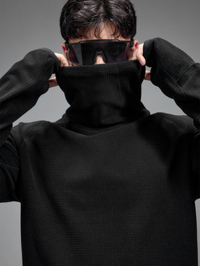 RX メンズ グリッドフリース パーカー