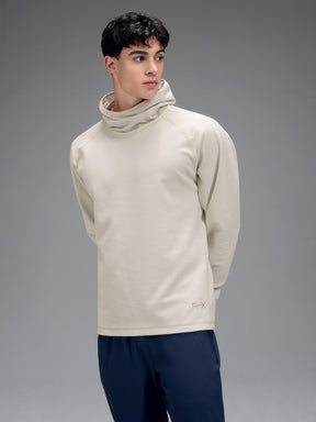 RX メンズ グリッドフリース パーカー