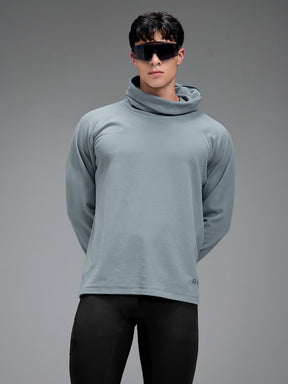 RX メンズ グリッドフリース パーカー