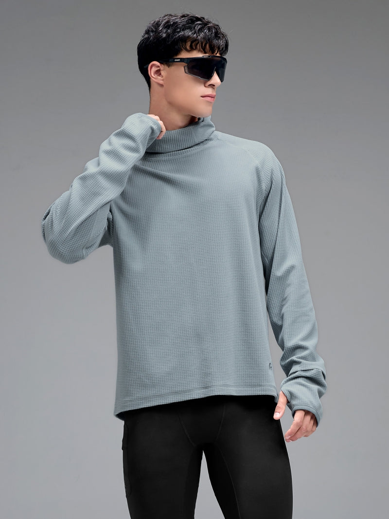 RX メンズ グリッドフリース パーカー