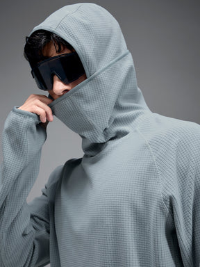 RX メンズ グリッドフリース パーカー