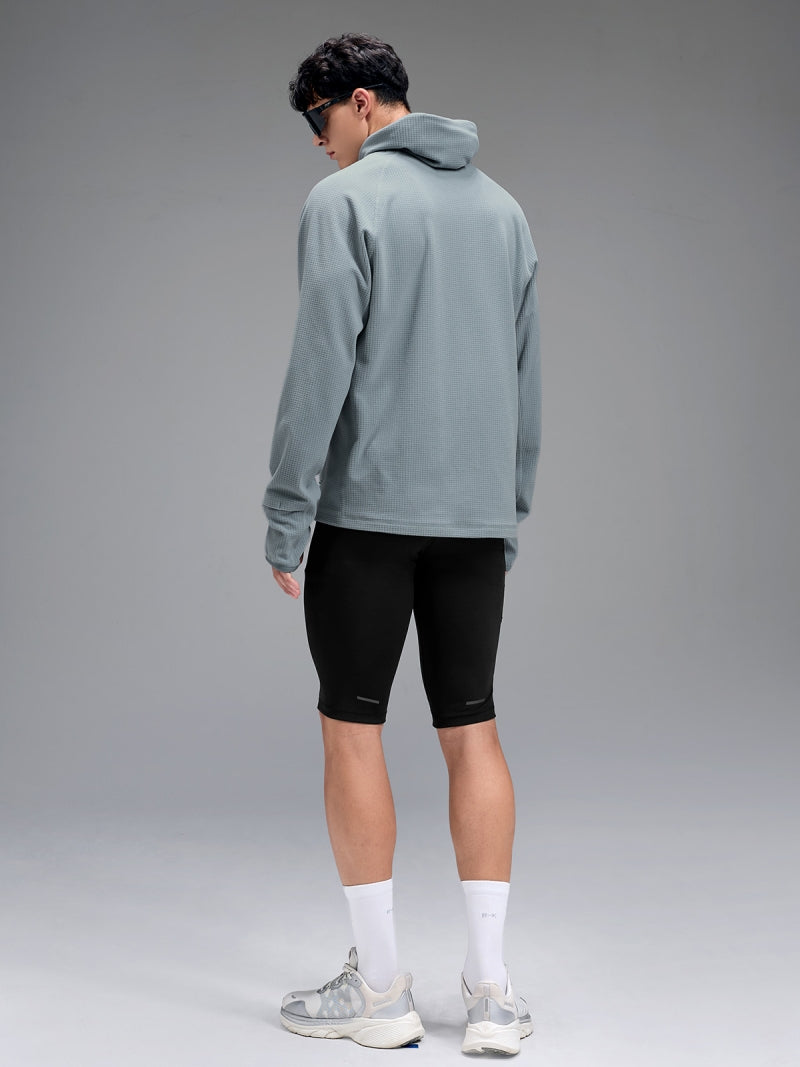 RX メンズ グリッドフリース パーカー