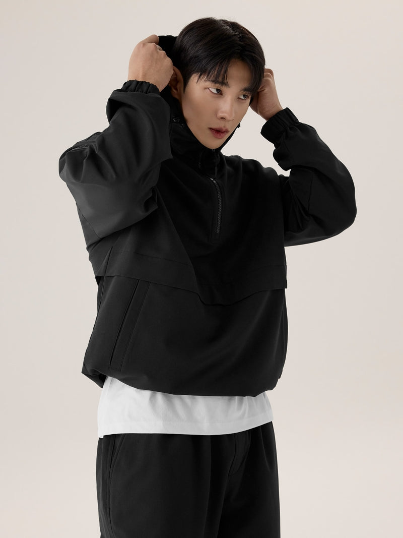 ライトリップストップ 裏起毛 アノラック (単品)