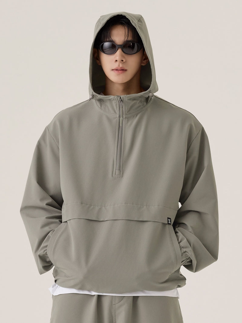 ライトリップストップ 裏起毛 アノラック (単品)