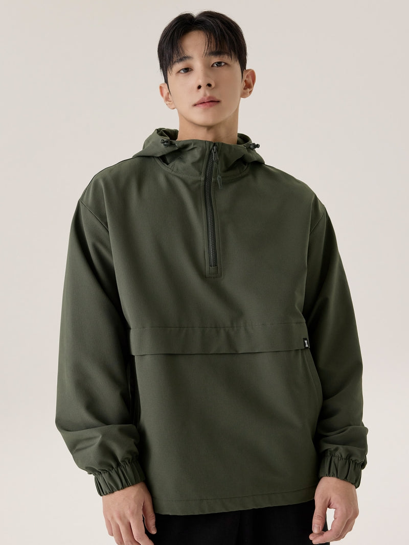 ライトリップストップ 裏起毛 アノラック (単品)