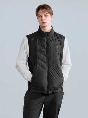 ハイブリッド ダックダウンベスト