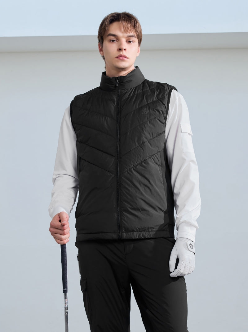 ハイブリッド ダックダウンベスト