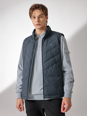 ハイブリッド ダックダウンベスト