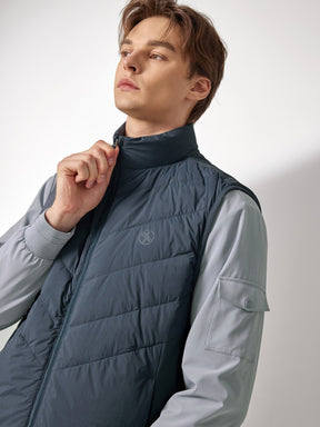 ハイブリッド ダックダウンベスト