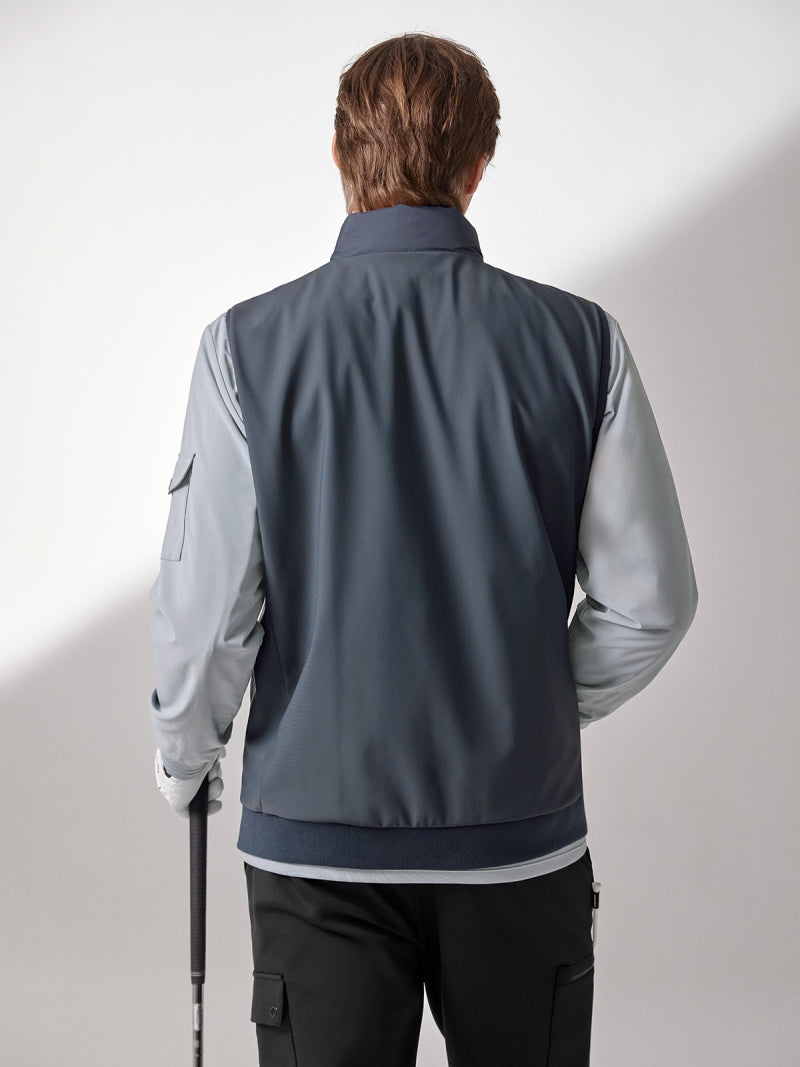 ハイブリッド ダックダウンベスト