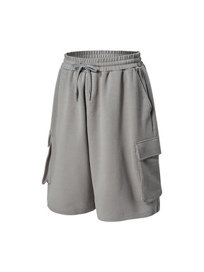 コットン メンズ バミューダ カーゴ ショートパンツ