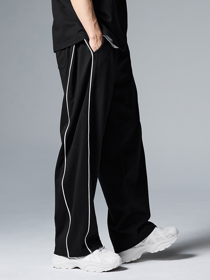 コンフォート パイピング メンズ ワイドパンツ (単品)