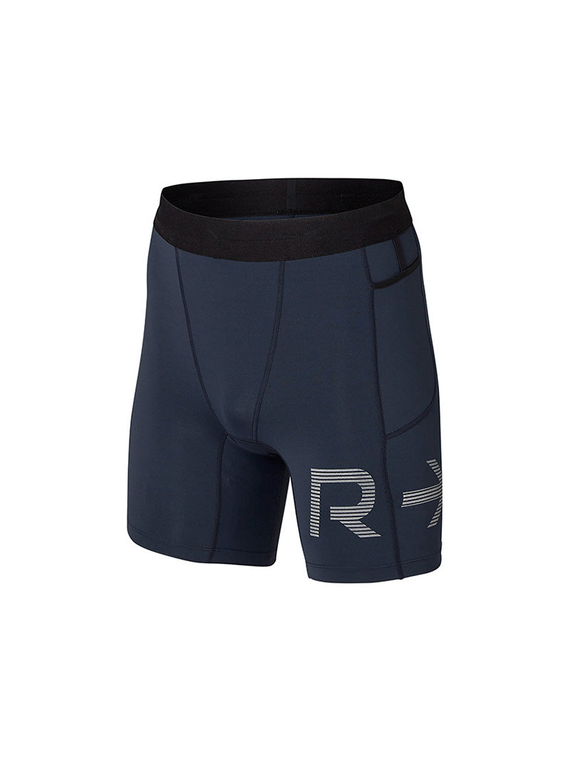 RXメンズ コンプレッション ポケット付き 4分丈 レギンス