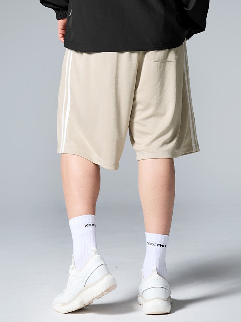 サイドライン メンズ メッシュ バミューダ パンツ