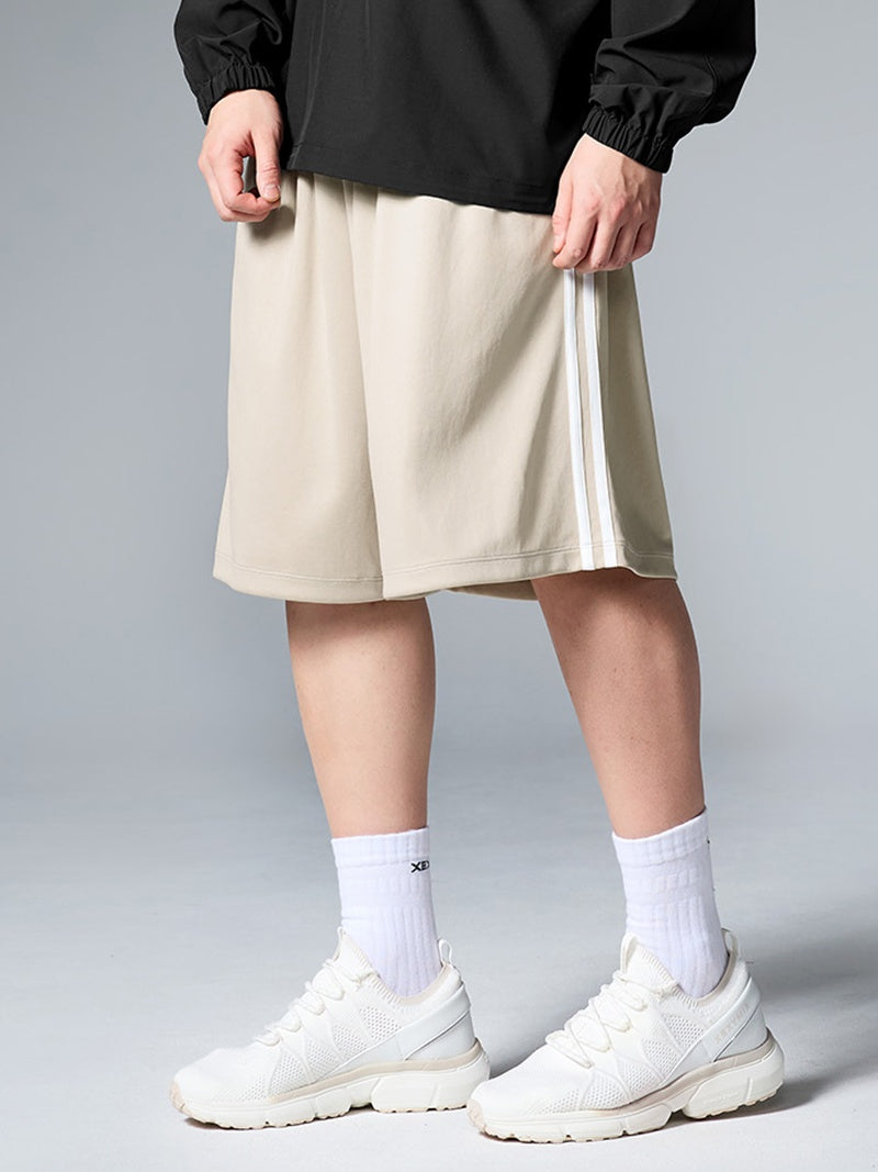 サイドライン メンズ メッシュ バミューダ パンツ